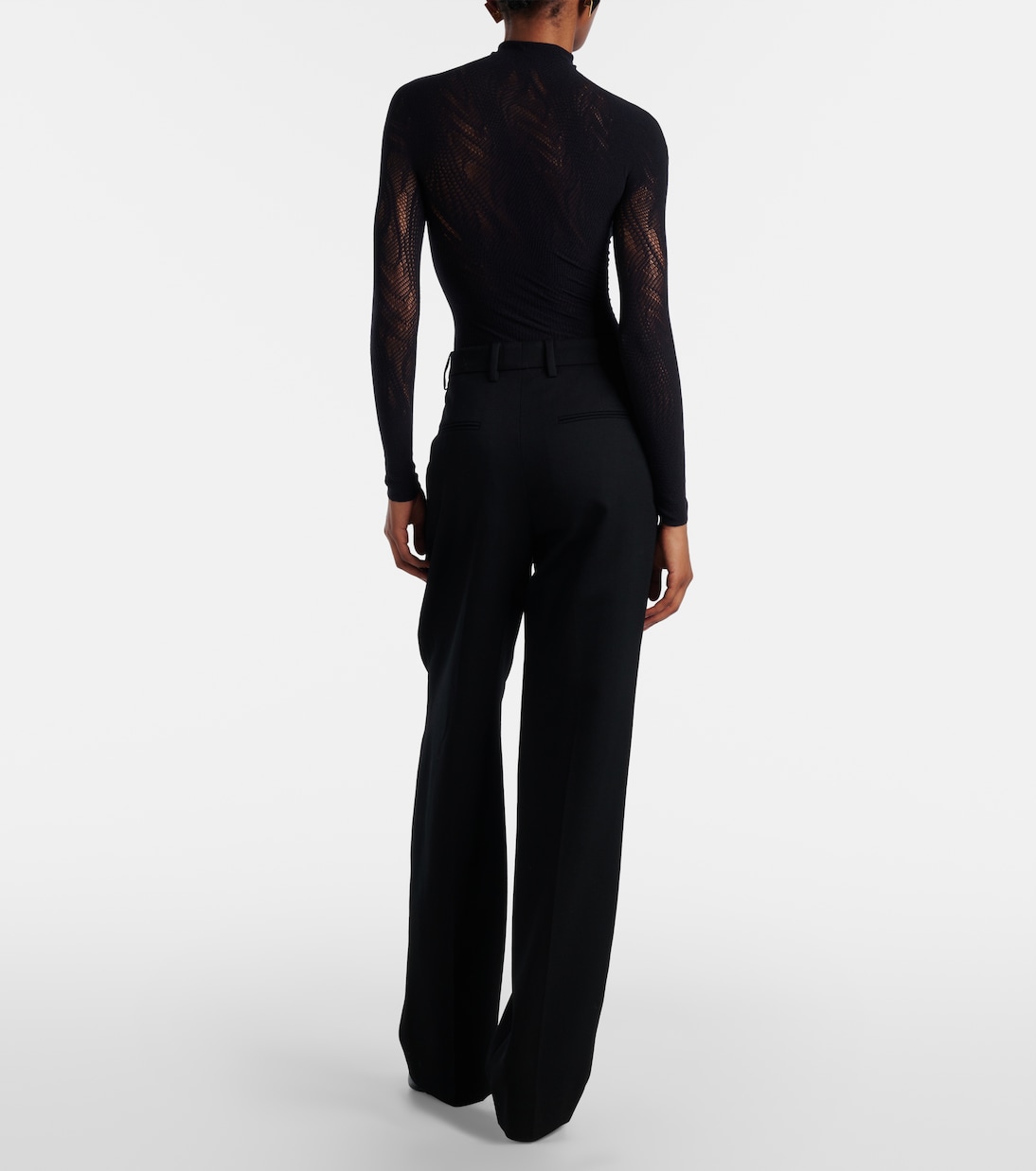 Sheer mesh bodysuit | Wolford