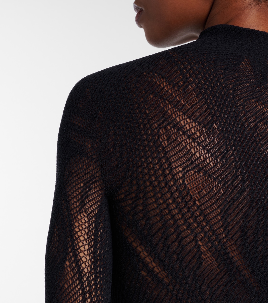 Sheer mesh bodysuit | Wolford