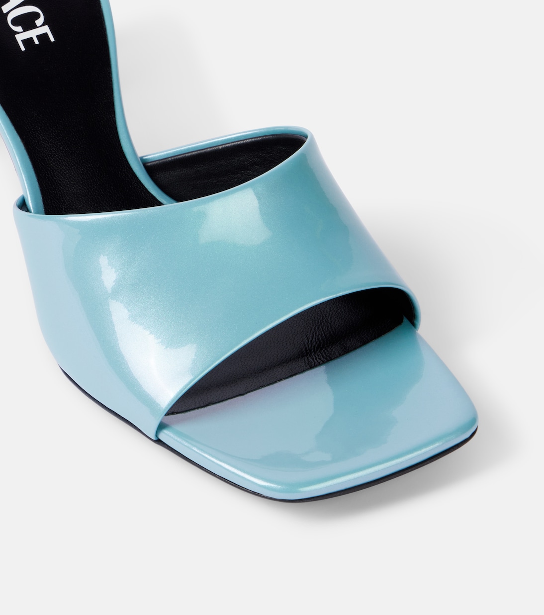 Mules Bright Crystal 70 de charol  | Versace