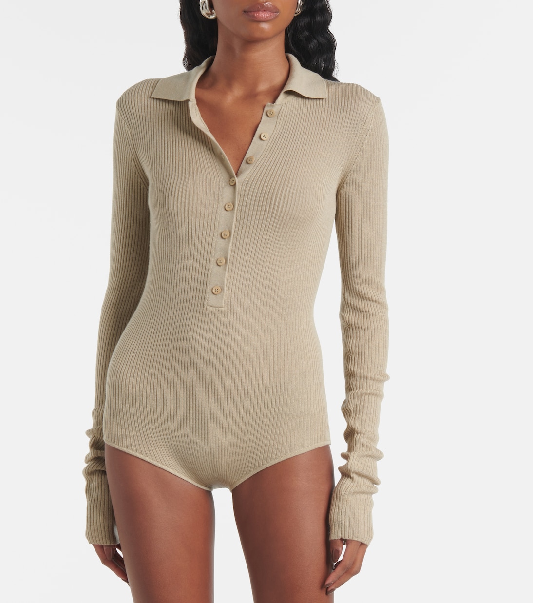 Body Solana en laine, soie et cachemire | The Frankie Shop
