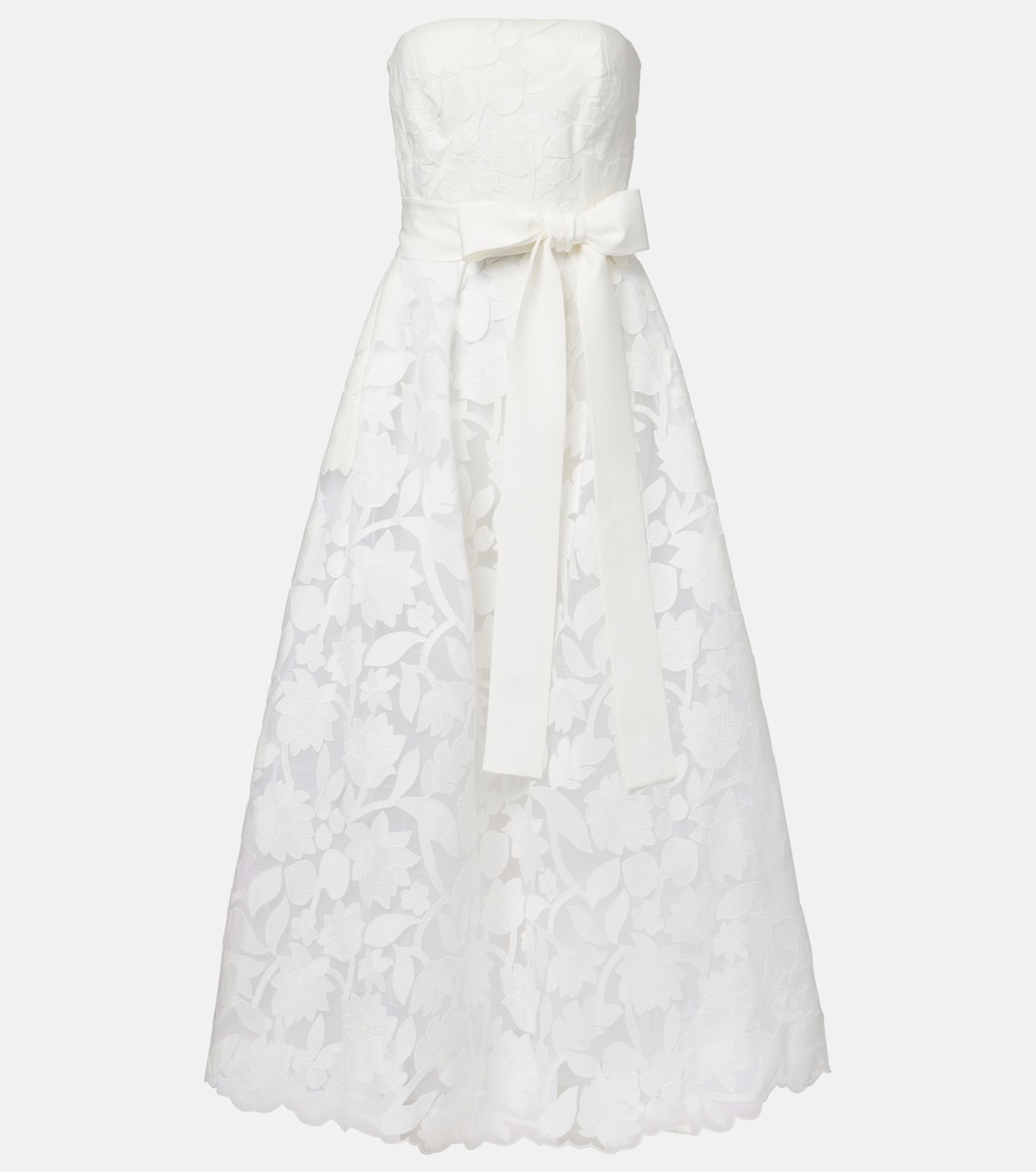 Bridal embroidered tulle gown | Elie Saab