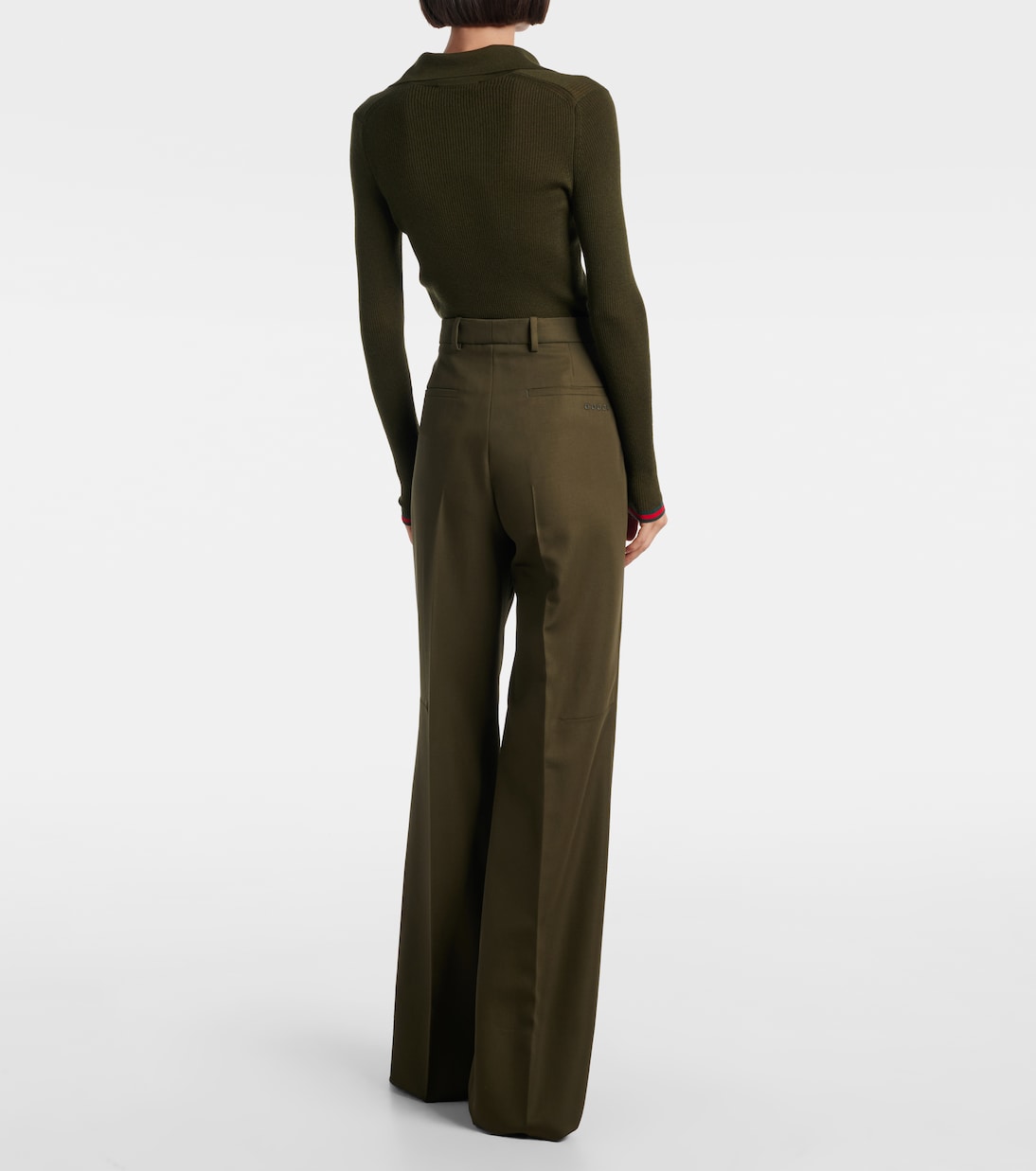Wool and mohair wide-leg pants | Gucci