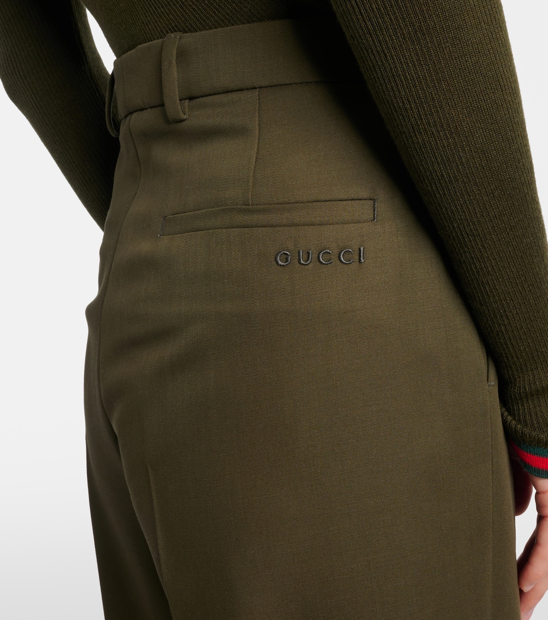 Wool and mohair wide-leg pants | Gucci