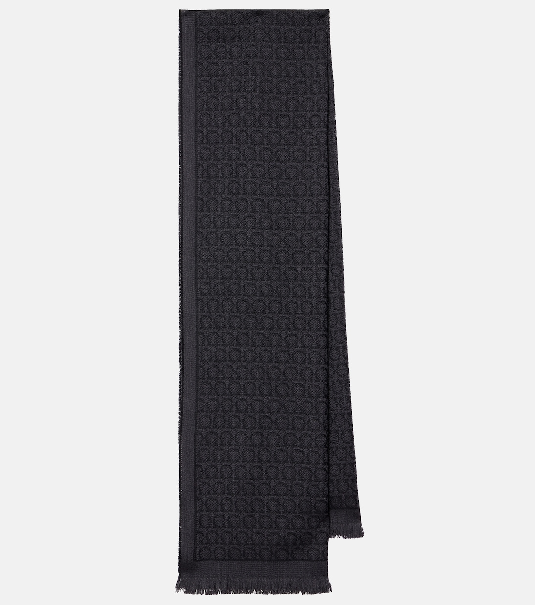 Écharpe Gancini en jacquard de laine | Ferragamo