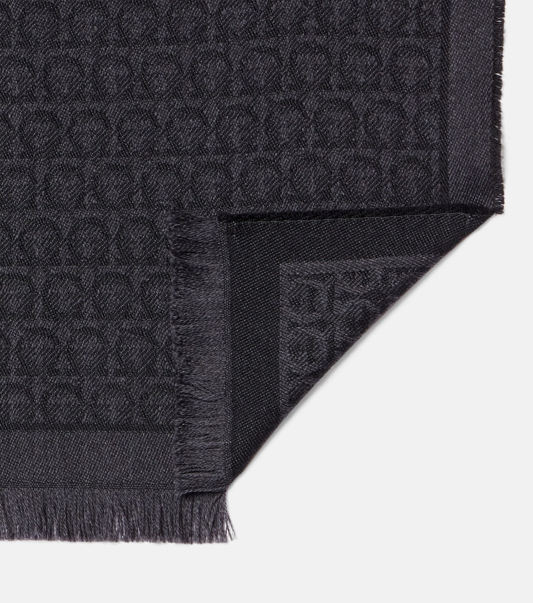 Écharpe Gancini en jacquard de laine | Ferragamo