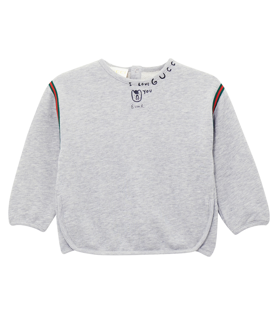 Baby printed cotton fleece sweatshirt | Gucci Kids