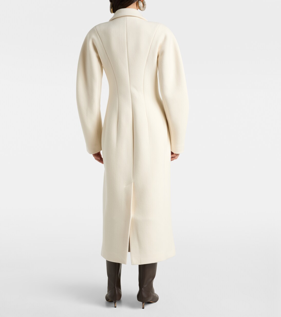 Curvo virgin wool coat | Jacquemus