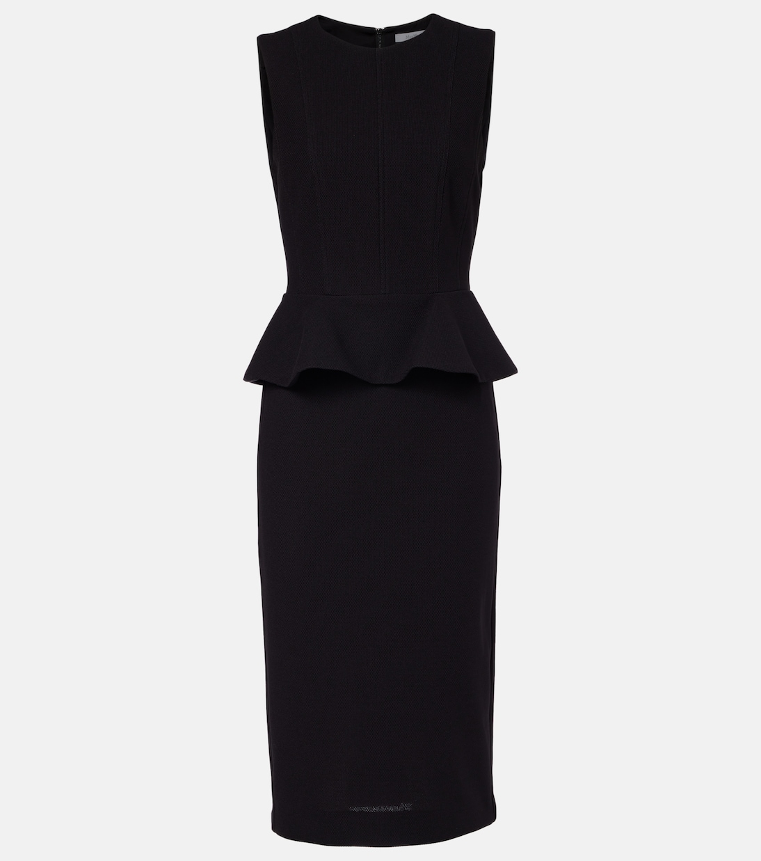 Cosmos peplum jersey midi dress | Max Mara