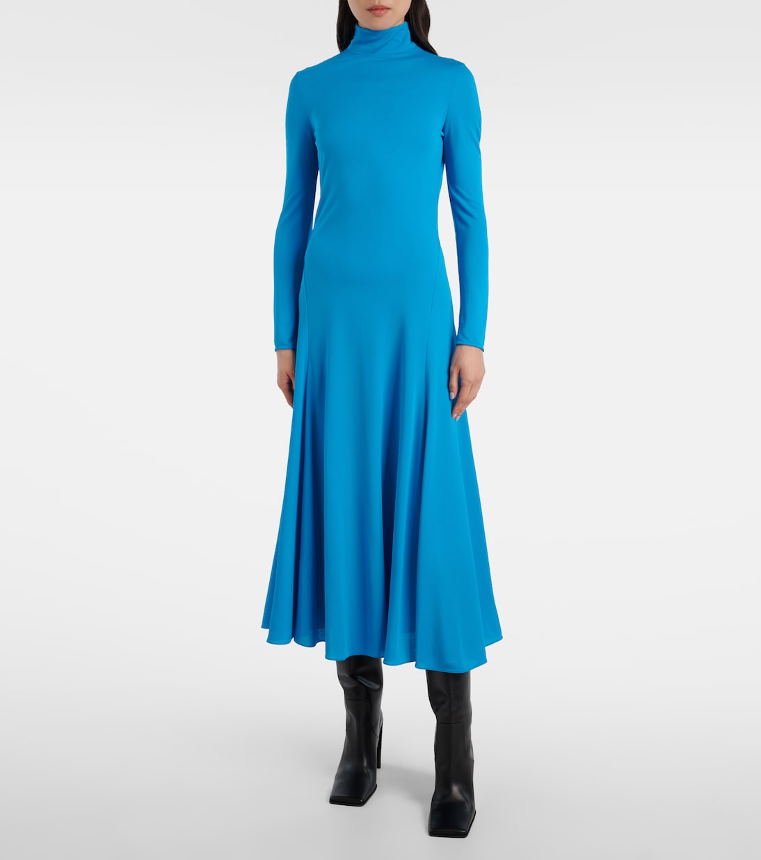 Open-back jersey midi dress | Alaïa