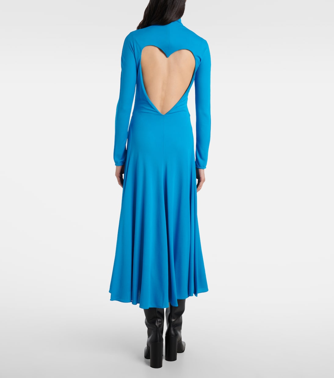 Open-back jersey midi dress | Alaïa