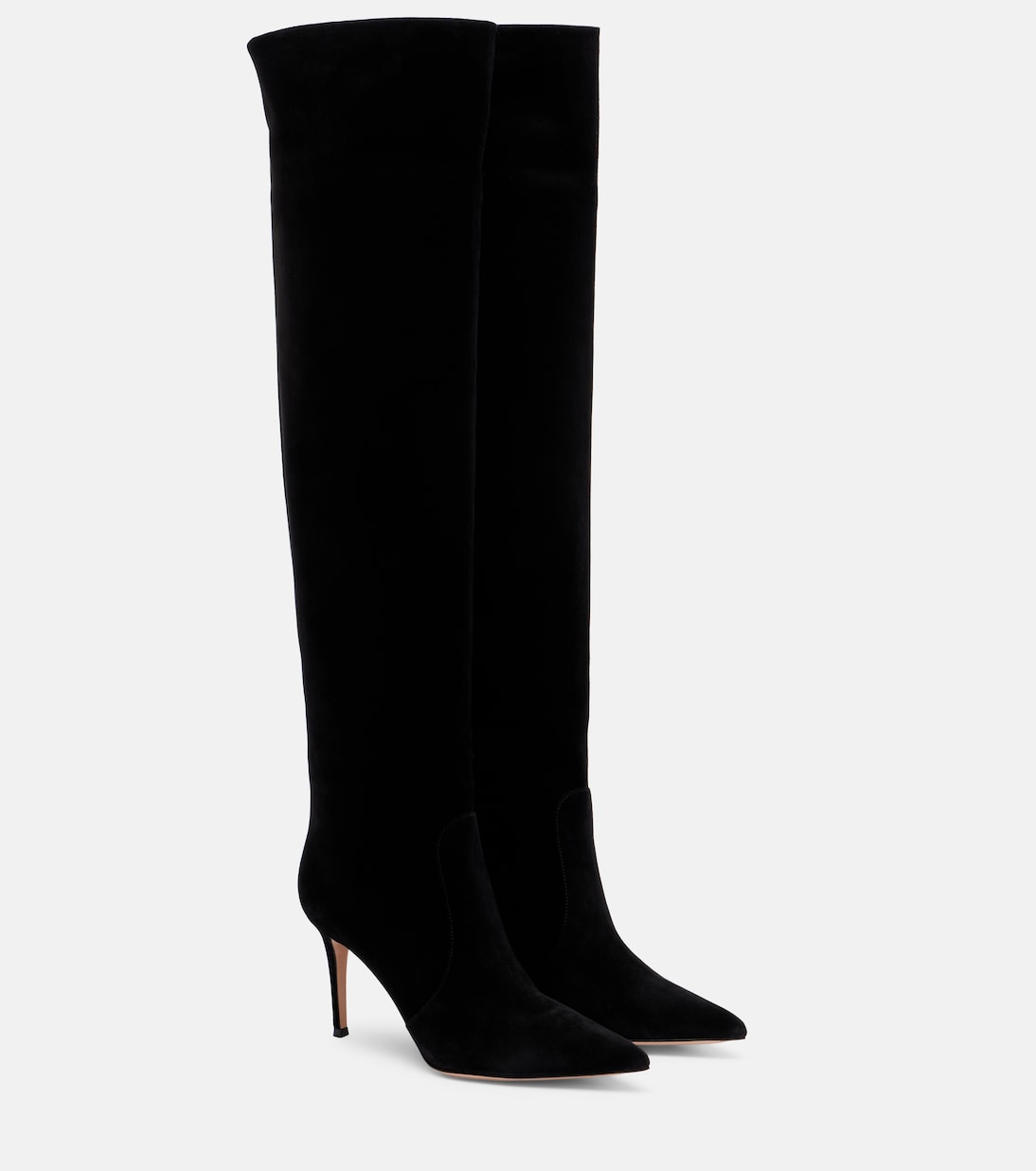 Hansen 85 suede knee-high boots | Gianvito Rossi