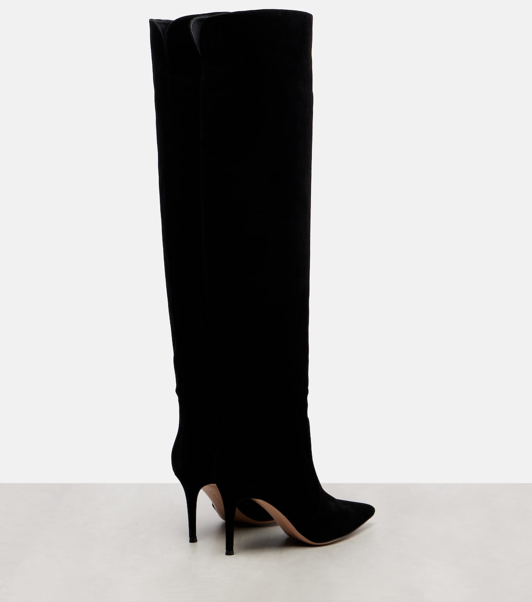 Hansen 85 suede knee-high boots | Gianvito Rossi