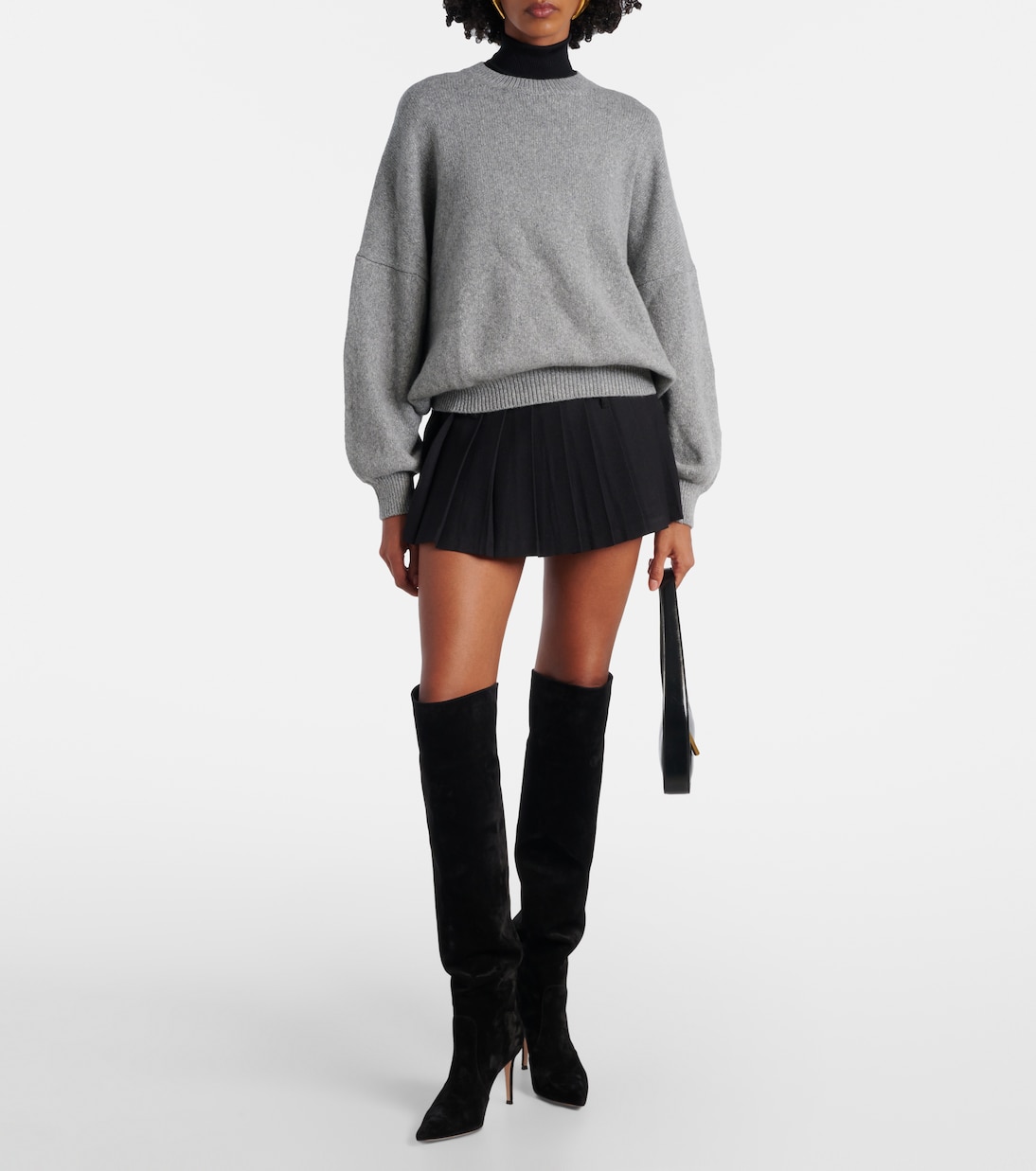 Hansen 85 suede knee-high boots | Gianvito Rossi