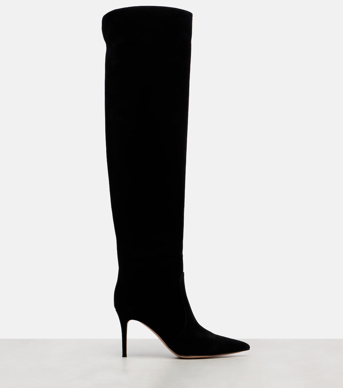 Hansen 85 suede knee-high boots | Gianvito Rossi