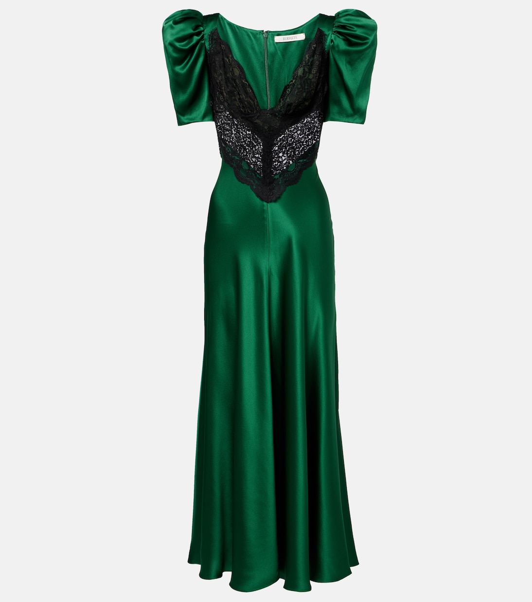 Lace-trimmed silk cocktail dress | Rodarte