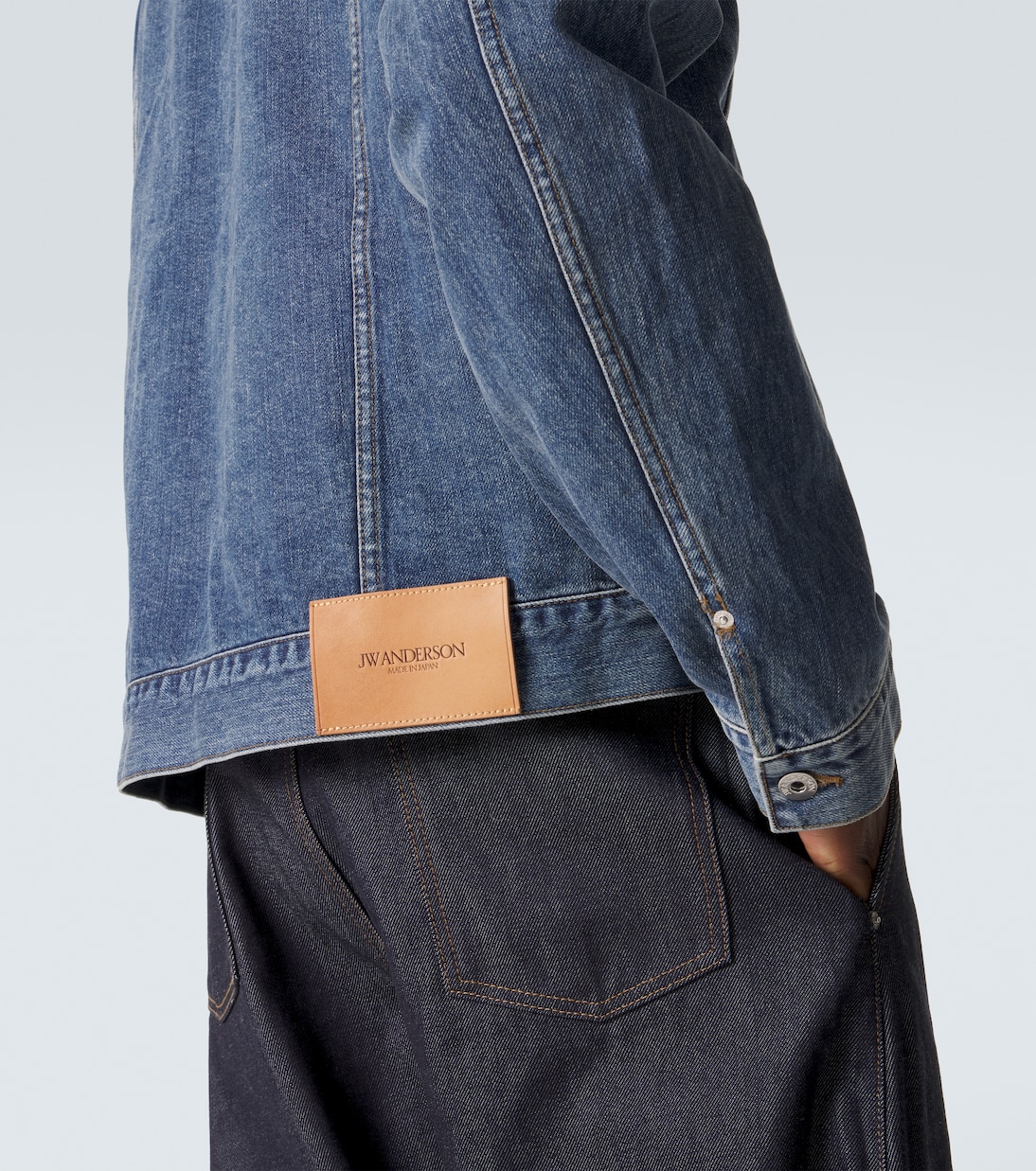 Corduroy-trimmed denim jacket | JW Anderson