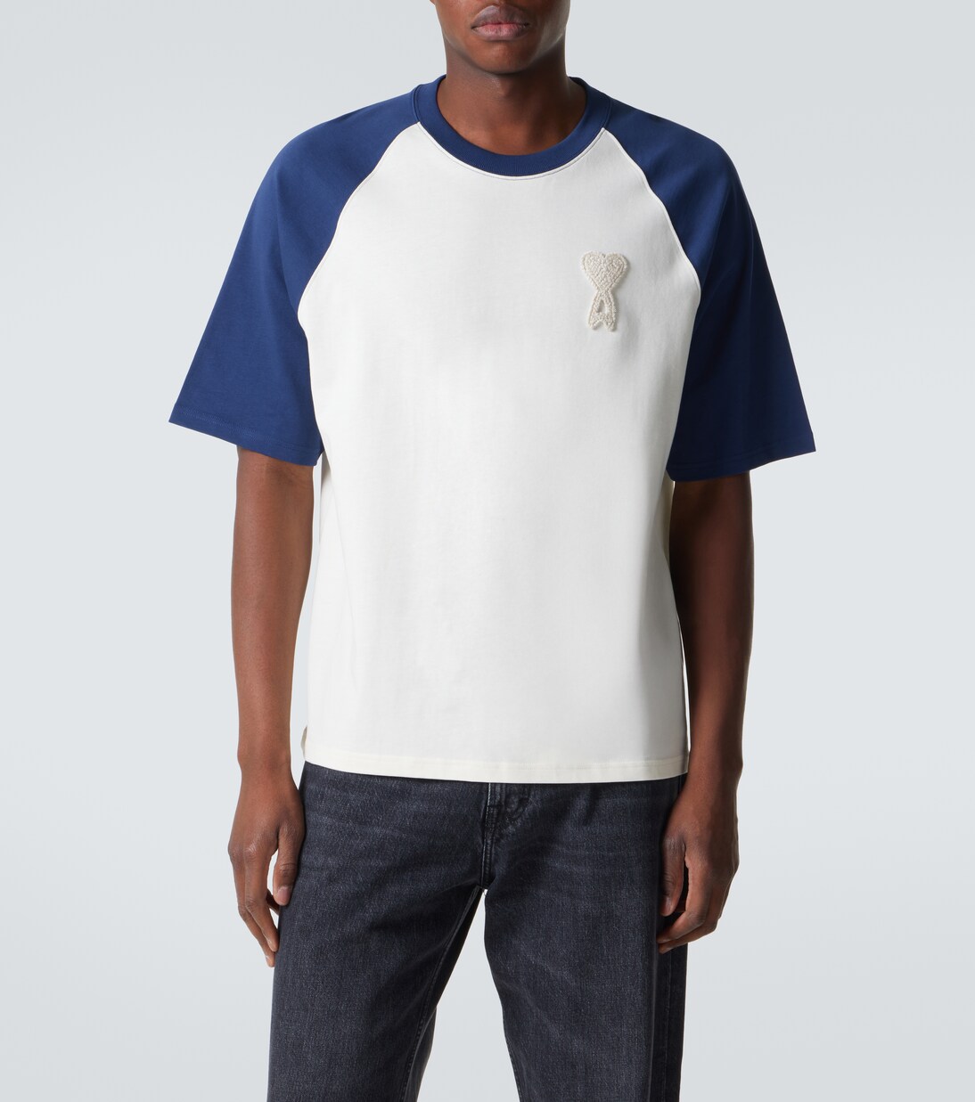 T-Shirt Ami de Cœur aus Baumwoll-Jersey | Ami Paris