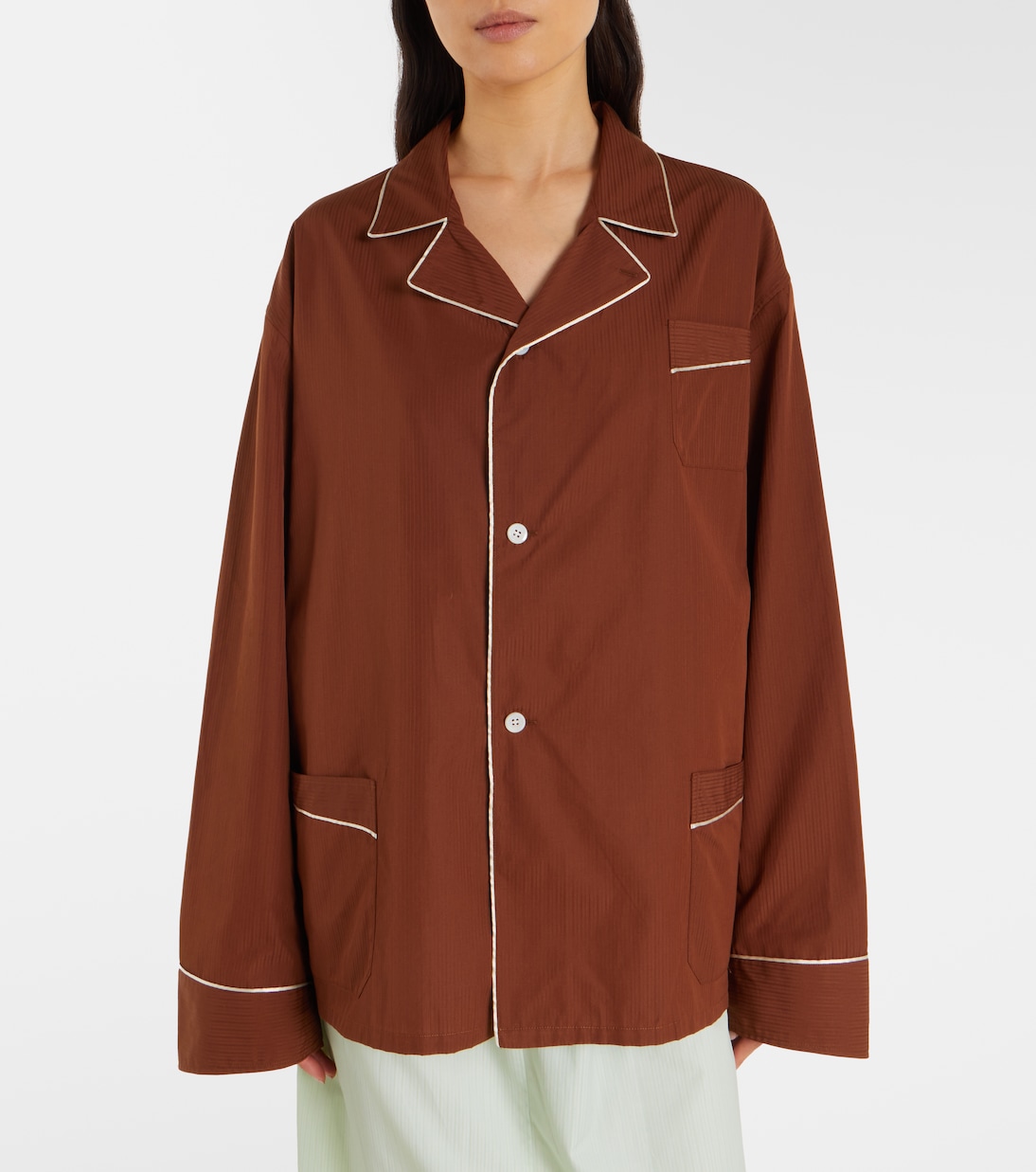 Chemise oversize en coton | Prada