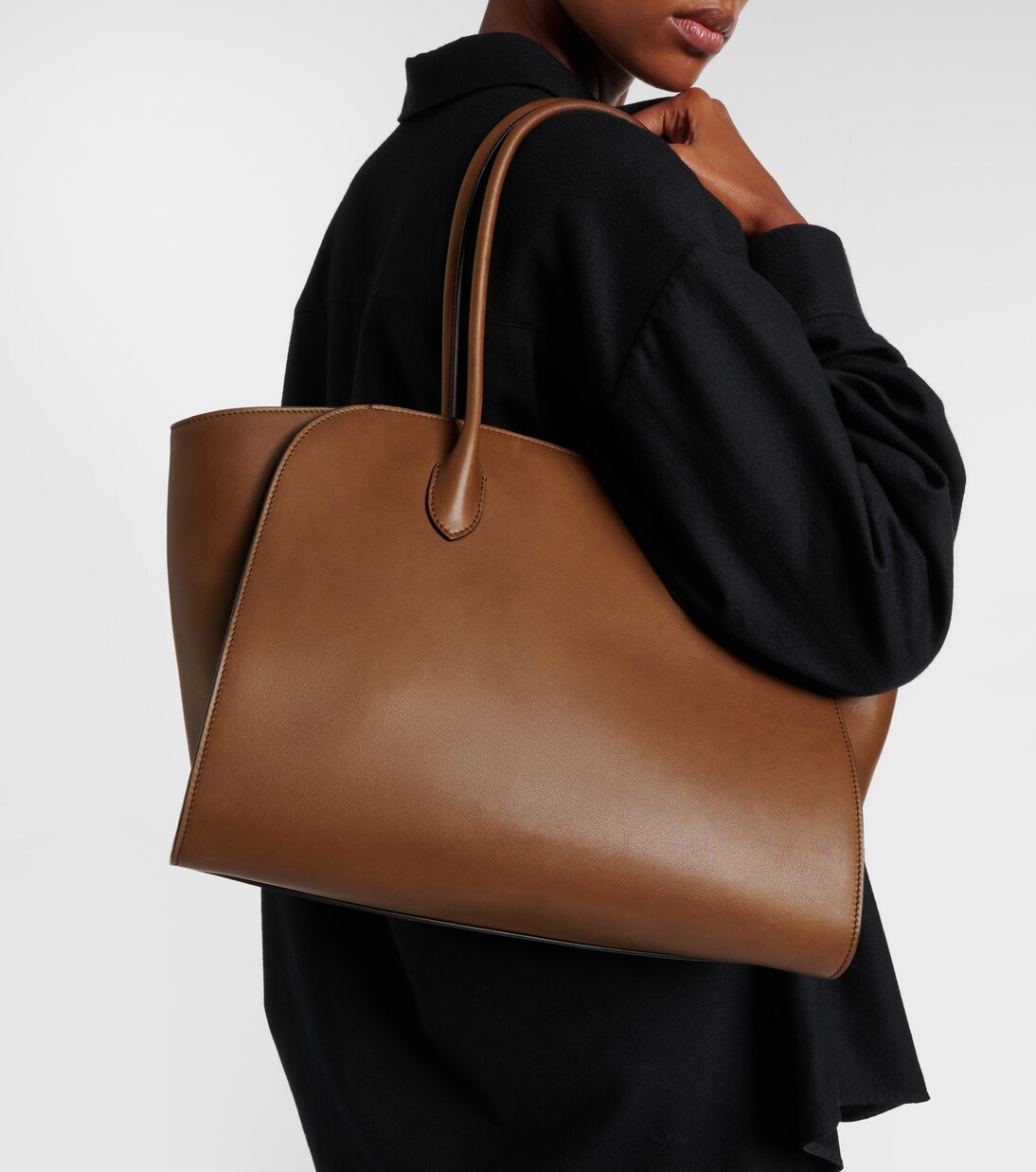 Tote Bag Marlo 12 aus Leder | The Row