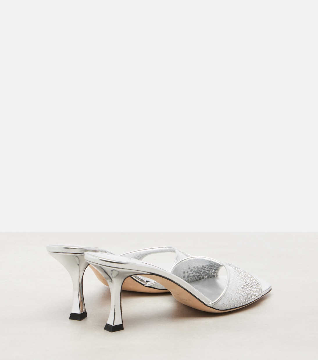 Skye 70 embellished mesh mules | Jimmy Choo