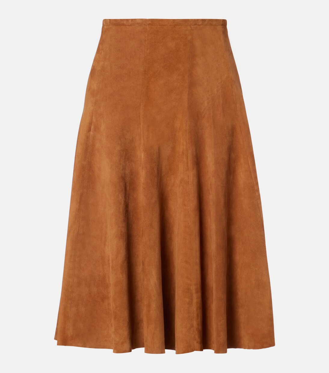 Sabrina suede midi skirt | Stouls