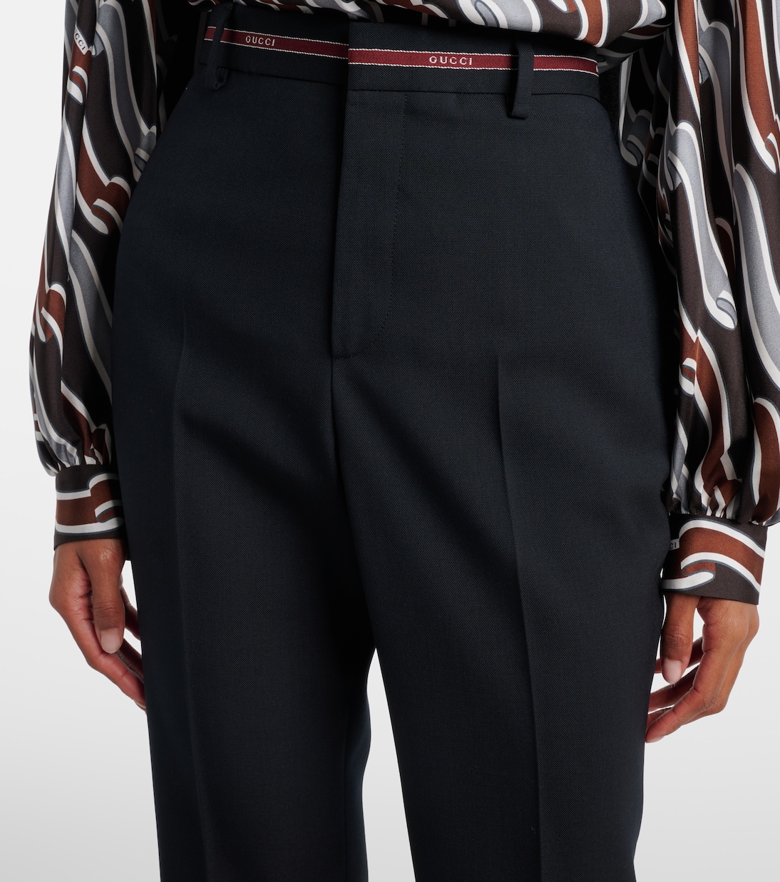 Gerade Hose aus Wolle | Gucci