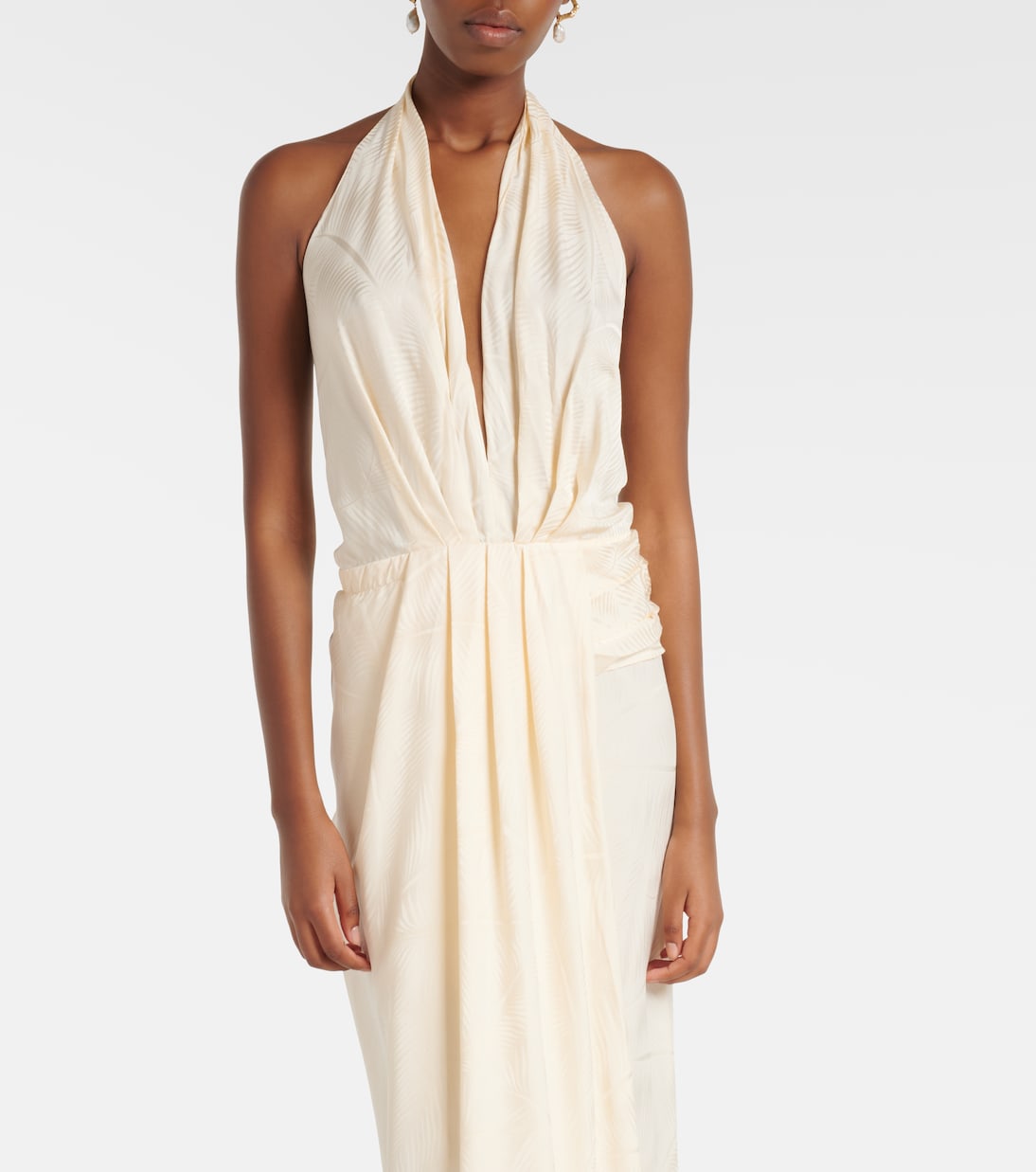 Maxikleid aus Jacquard | Johanna Ortiz