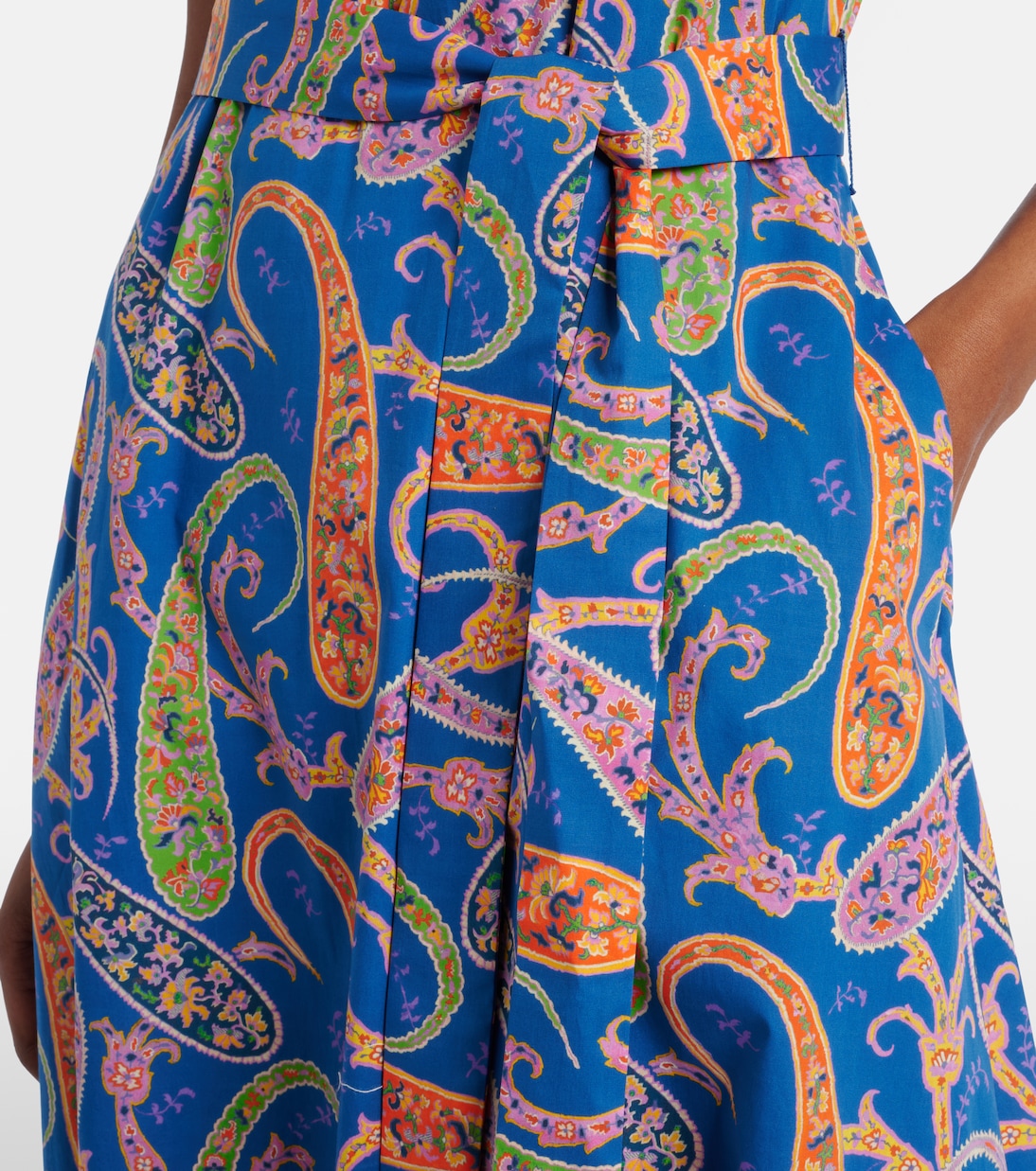 Robe longue en coton mélangé | Etro