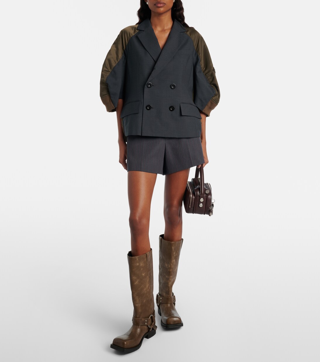 جاكيت مغطاة بأجزاء | Sacai