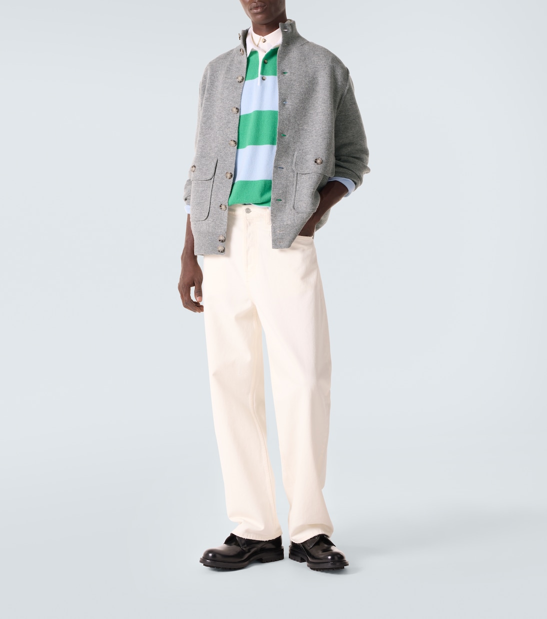 Veste en laine et cachemire | Allude