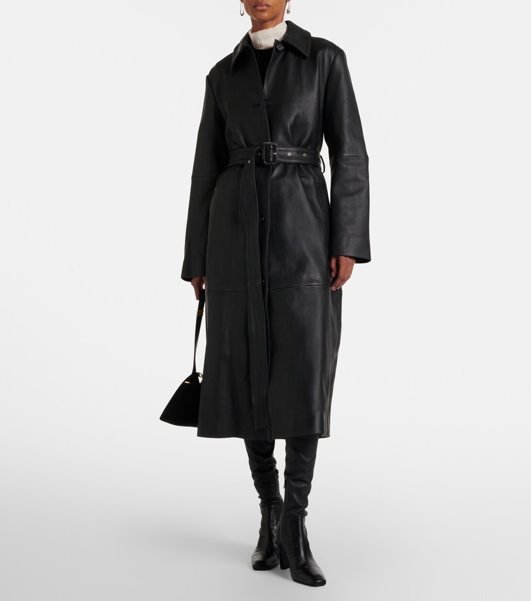 Mantel aus Leder | Toteme