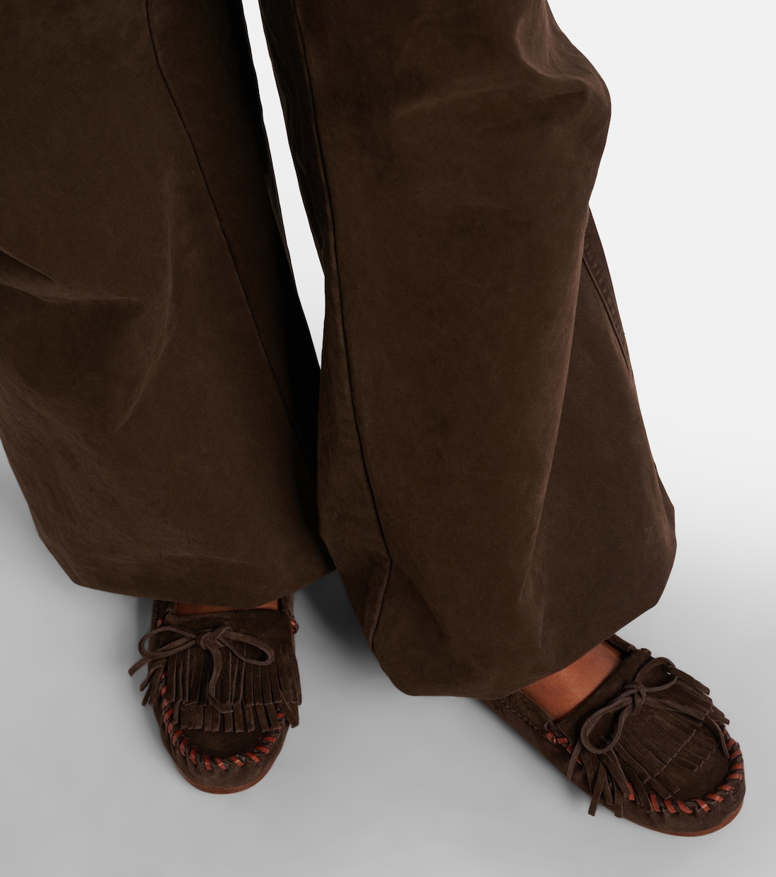 Indiana tasseled suede loafers | Paris Texas