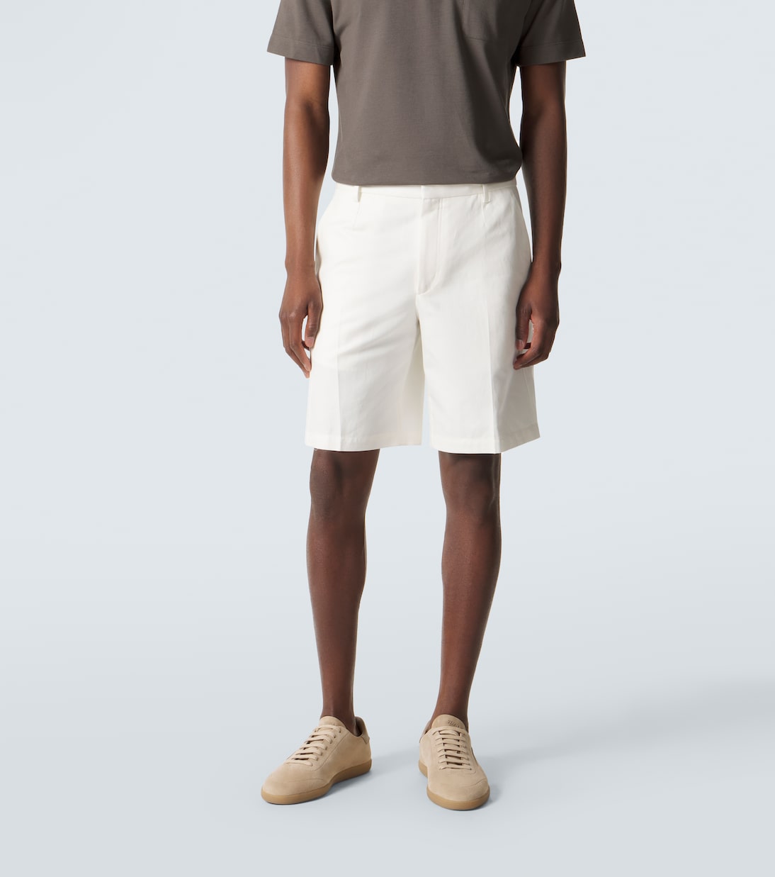 Cotton and linen shorts | Zegna
