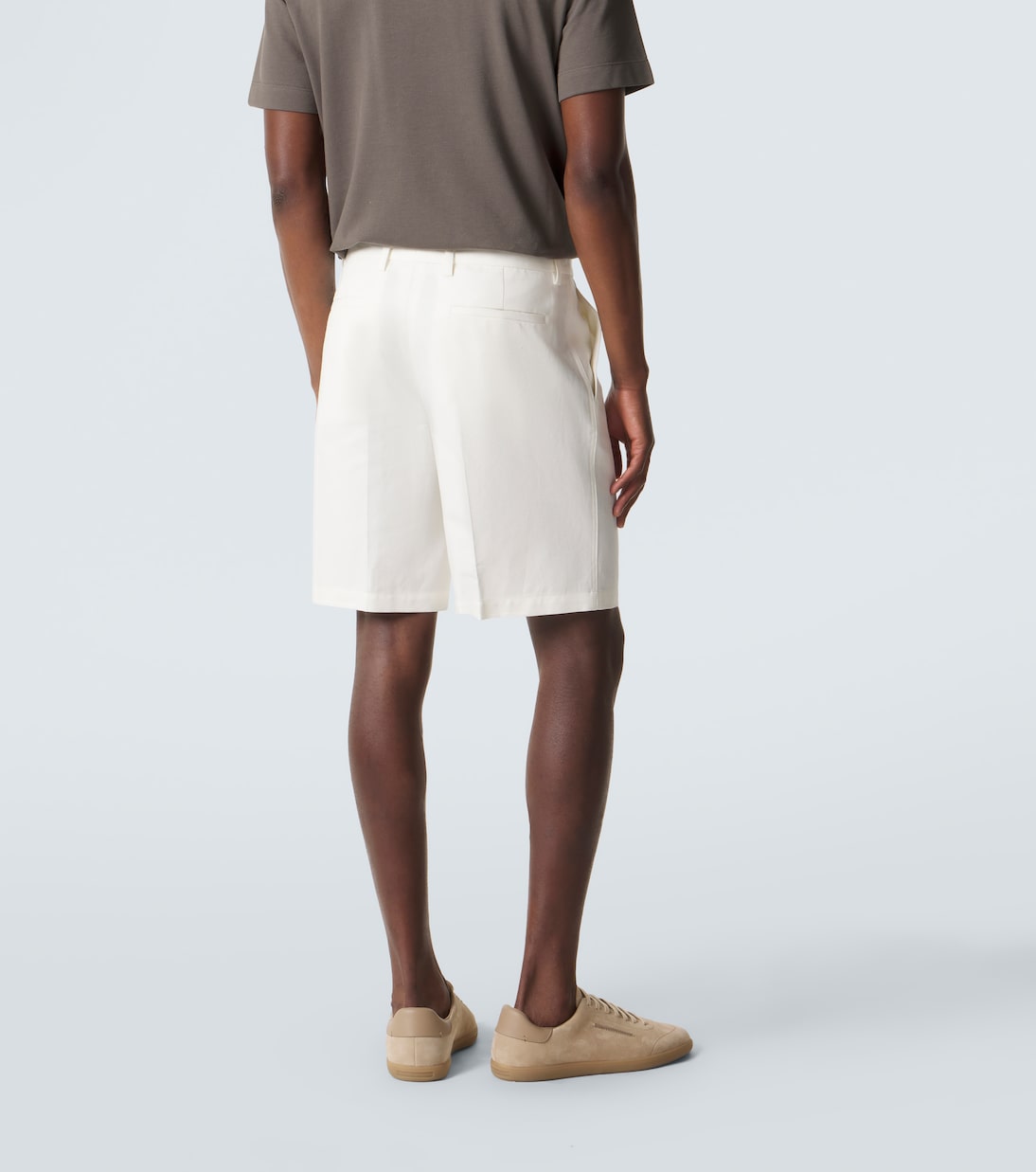 Cotton and linen shorts | Zegna