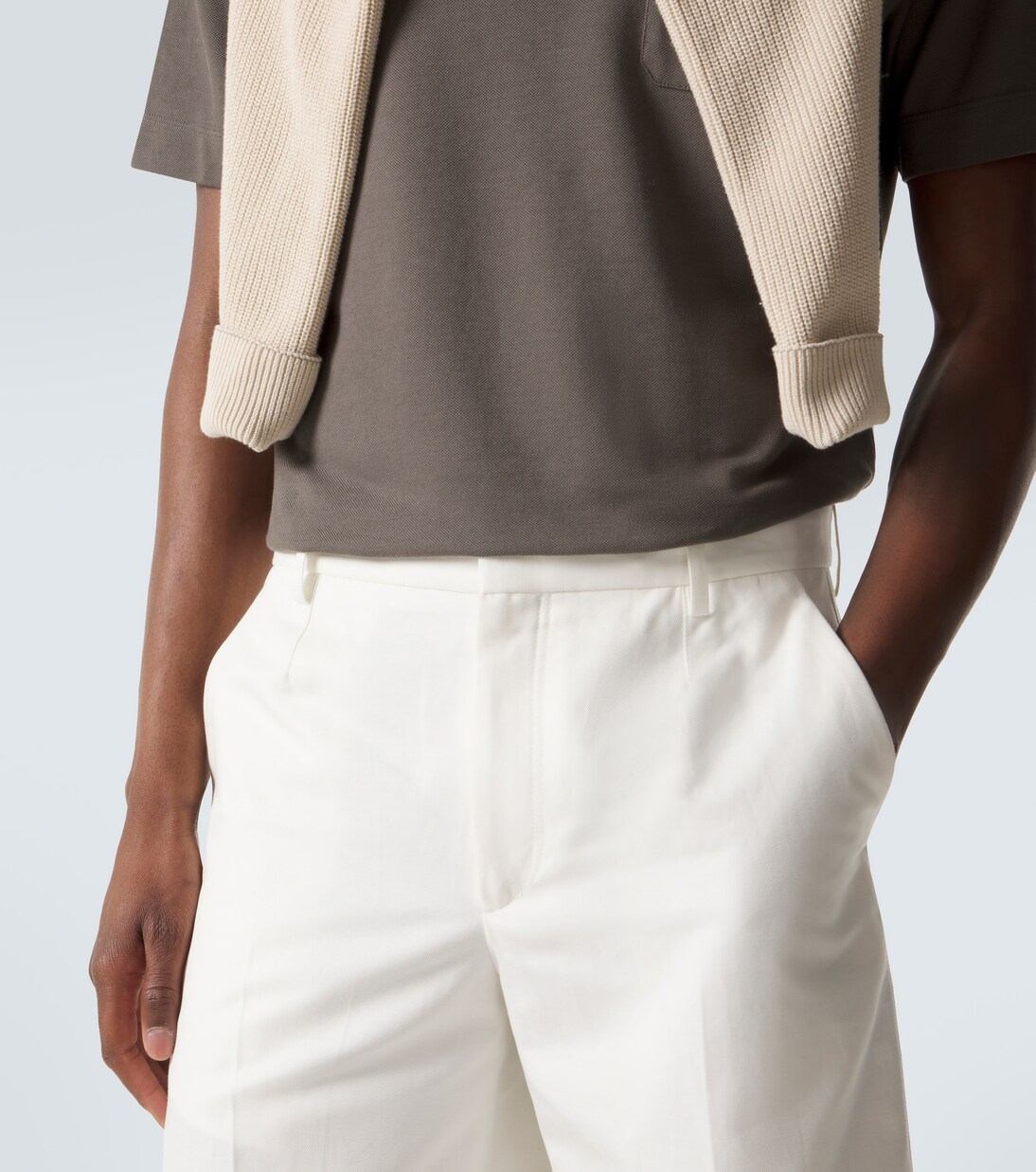 Cotton and linen shorts | Zegna