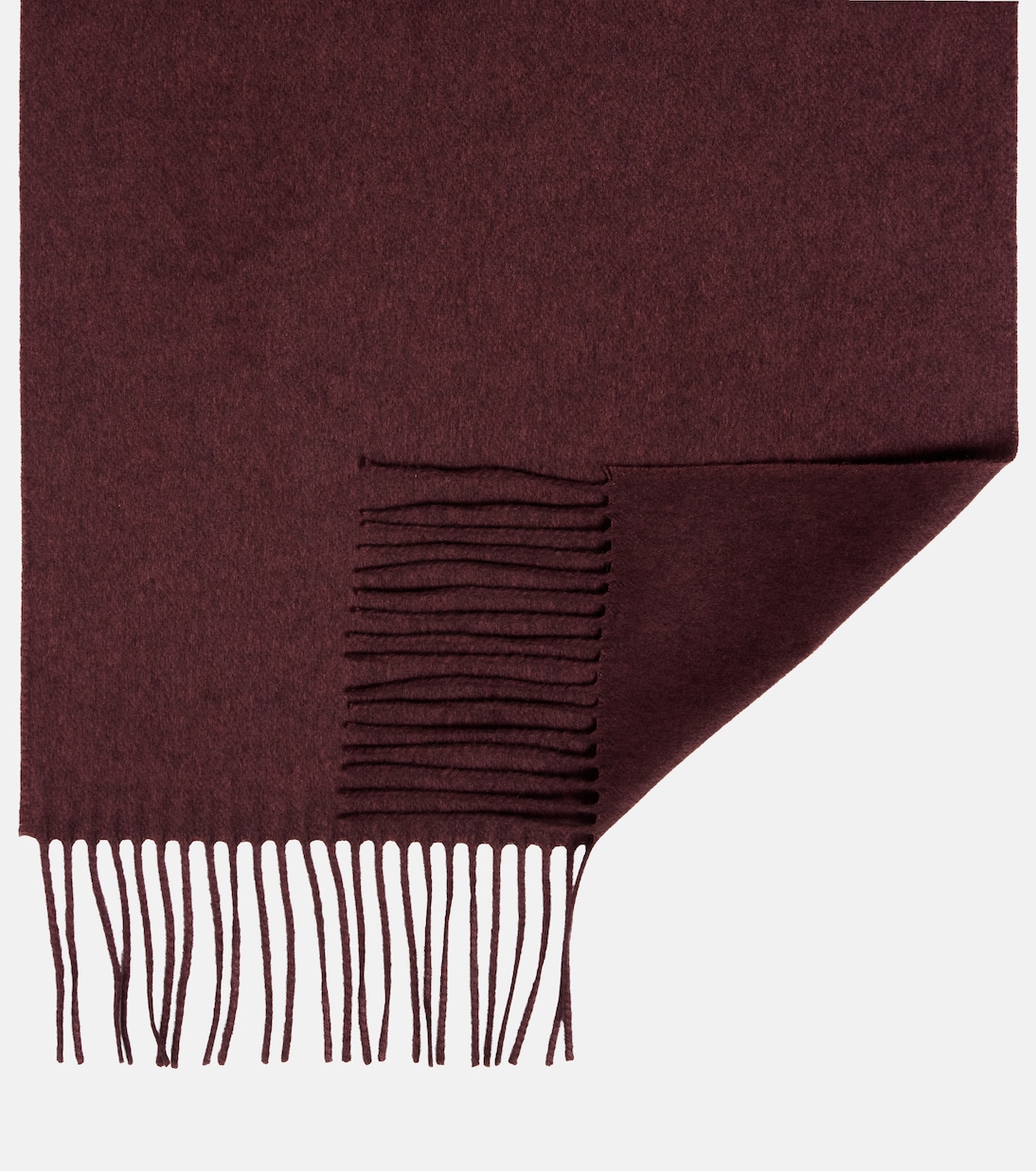 Fringed silk and cashmere scarf | Prada