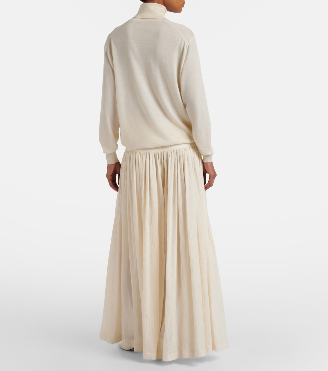 Cotton muslin maxi skirt | The Row