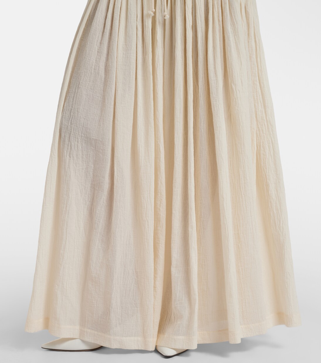 Cotton muslin maxi skirt | The Row