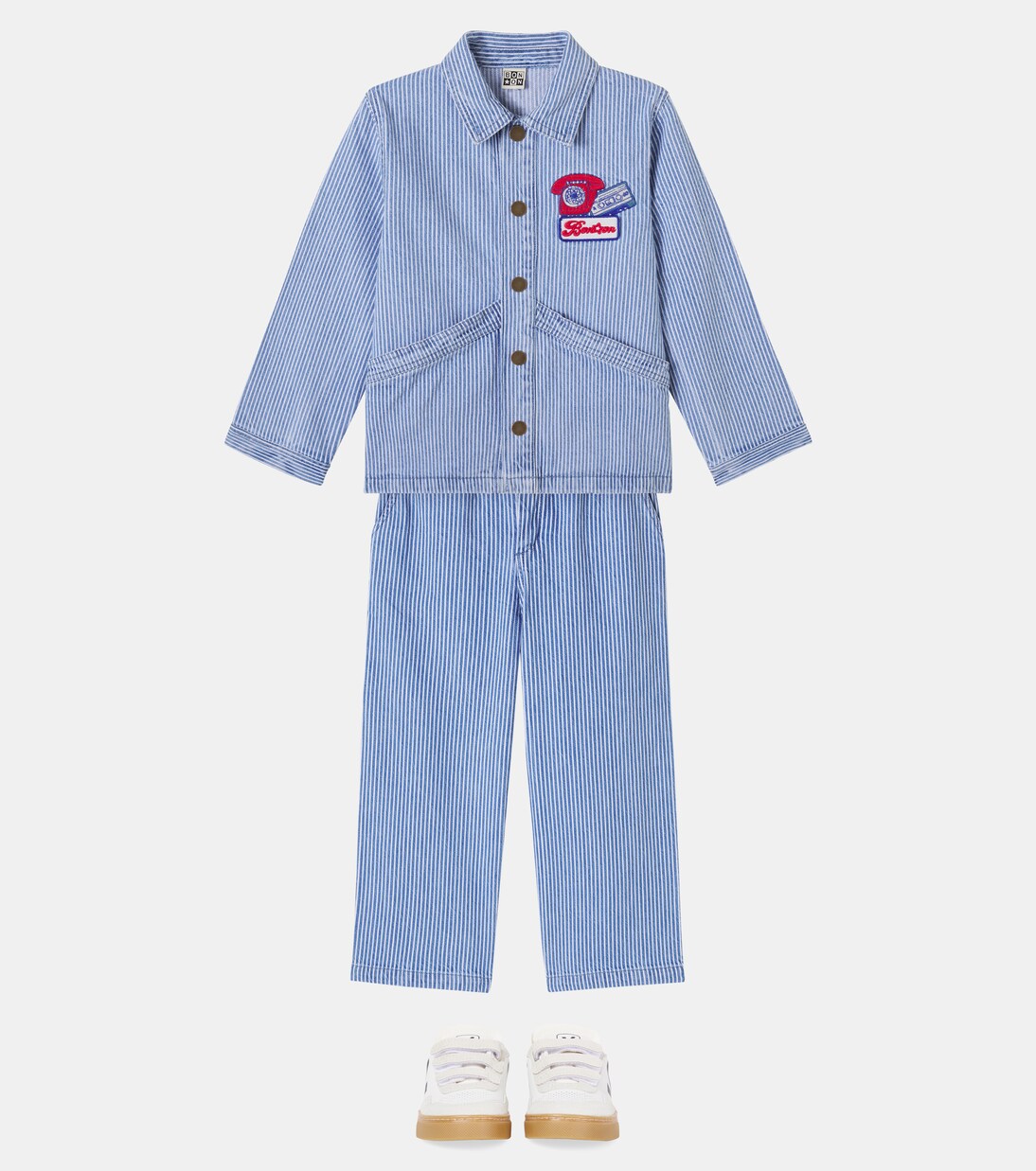 Nineties striped denim jacket | Bonton