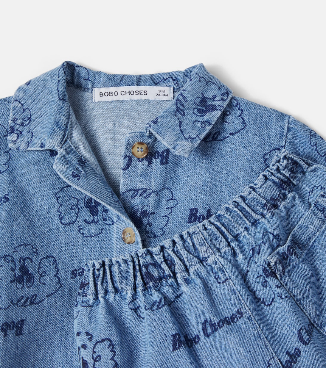 Baby Set Pickles The Dog aus Hemd und Shorts | Bobo Choses