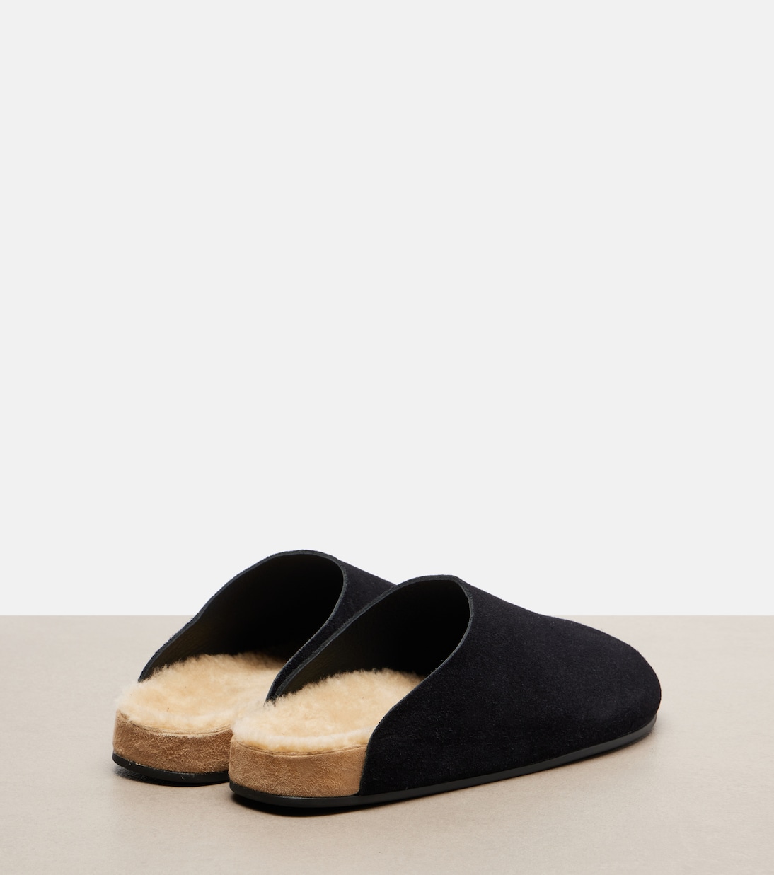 Hudson Two suede mules | The Row