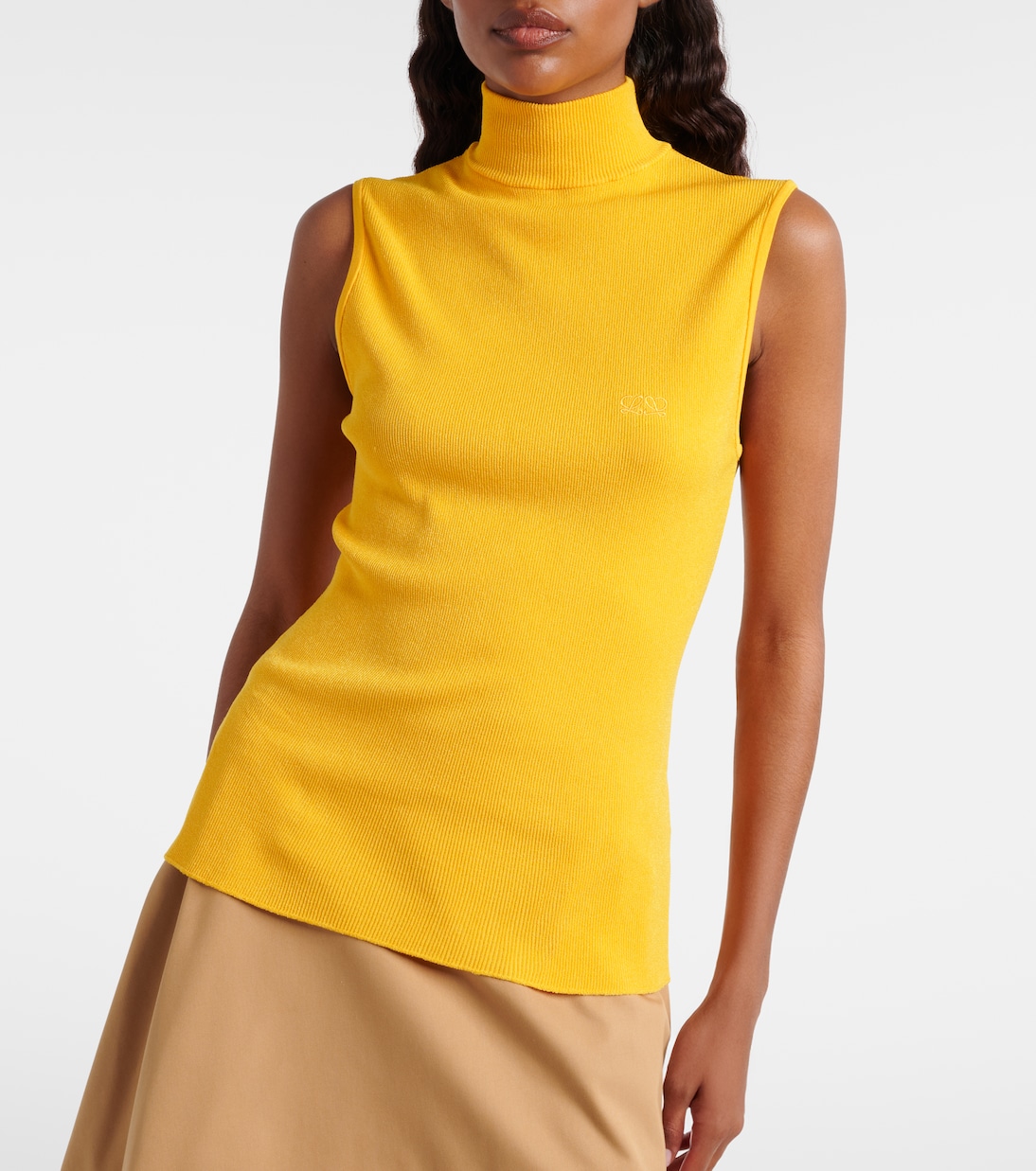 Double L ribbed-knit top | Loewe