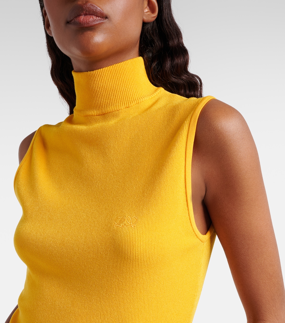 Double L ribbed-knit top | Loewe