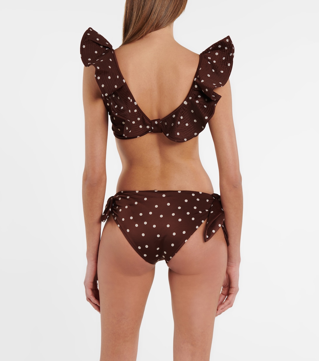 Rolling Hills polka-dot bikini top | Johanna Ortiz