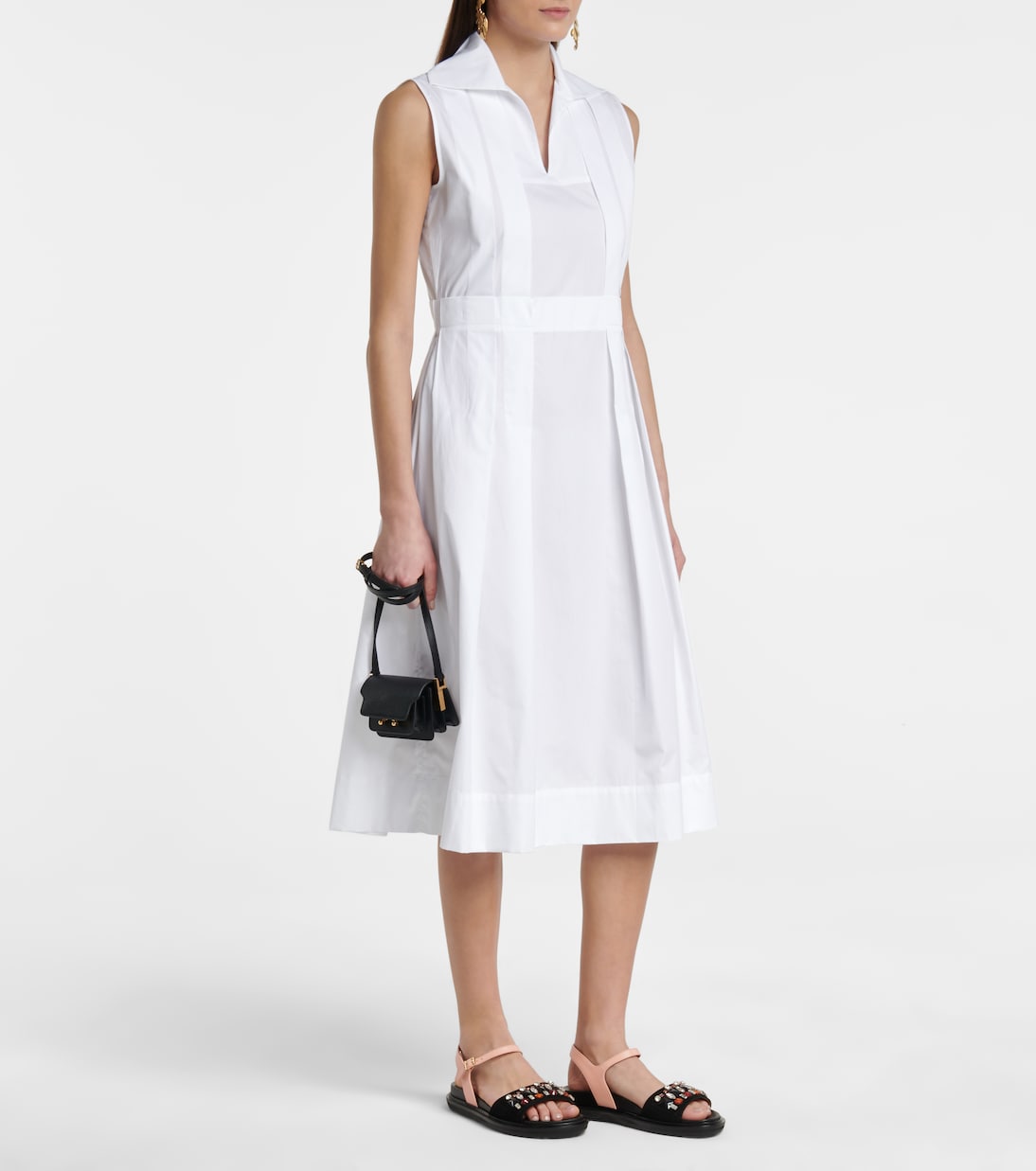 Sleeveless midi dress | Marni