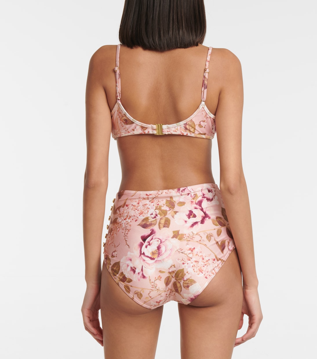 High-Rise Bikini-Höschen Rosa | Zimmermann