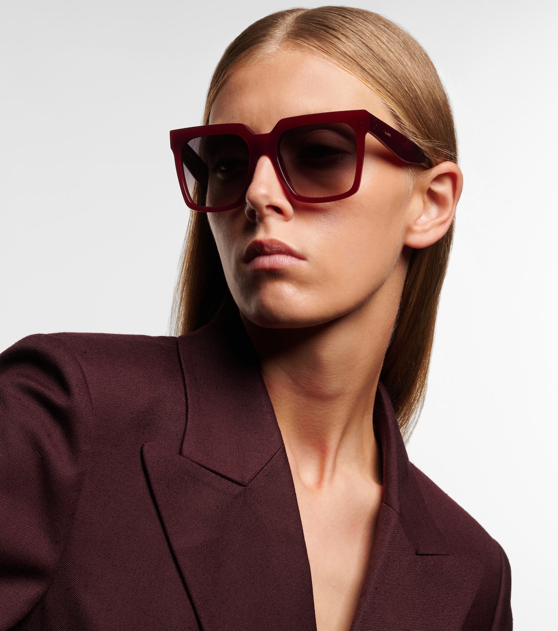 Occhiali da sole CELINE in acetato squadrato per stili giovanili