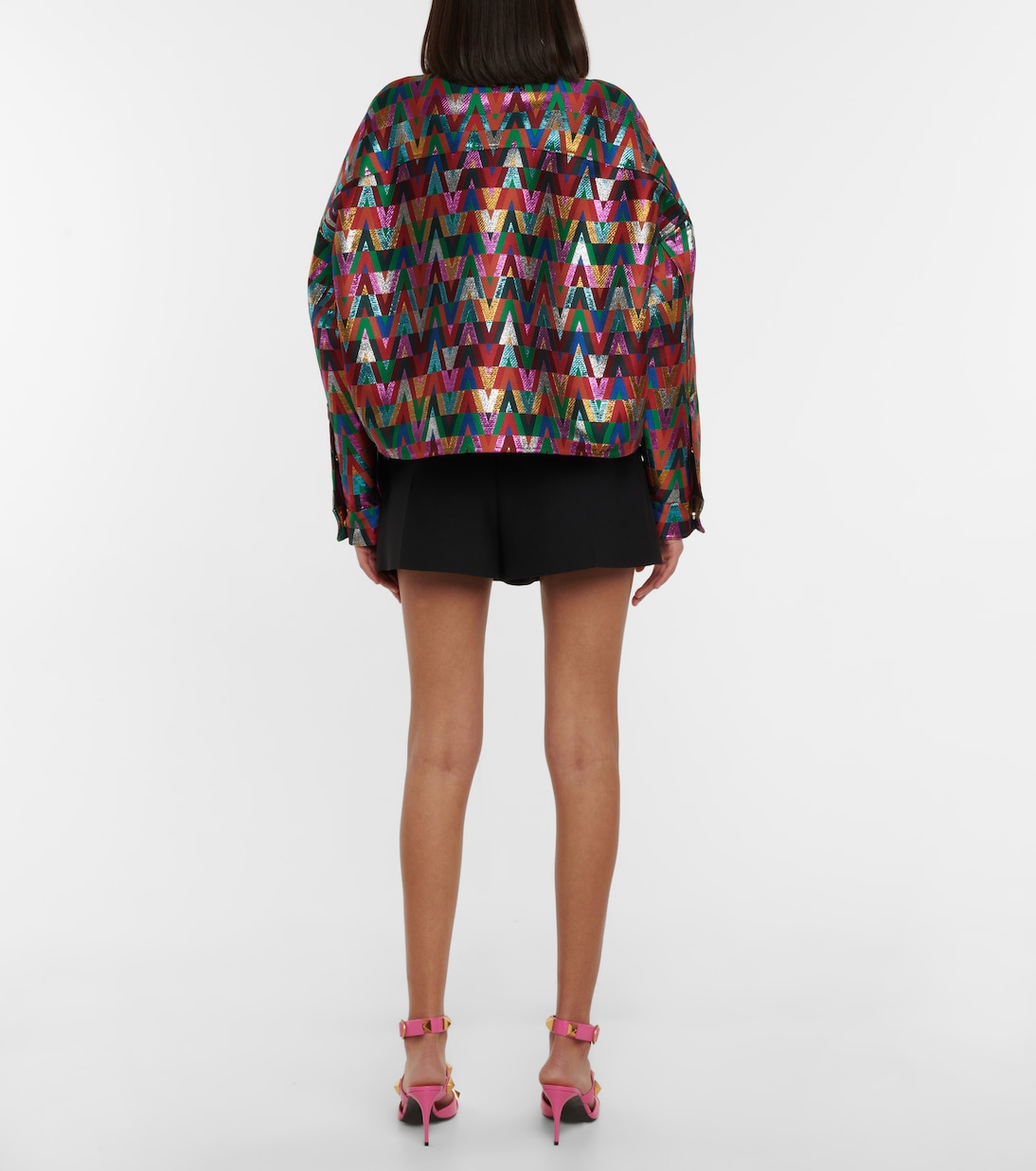 Jacke aus Jacquard-Strick | Valentino
