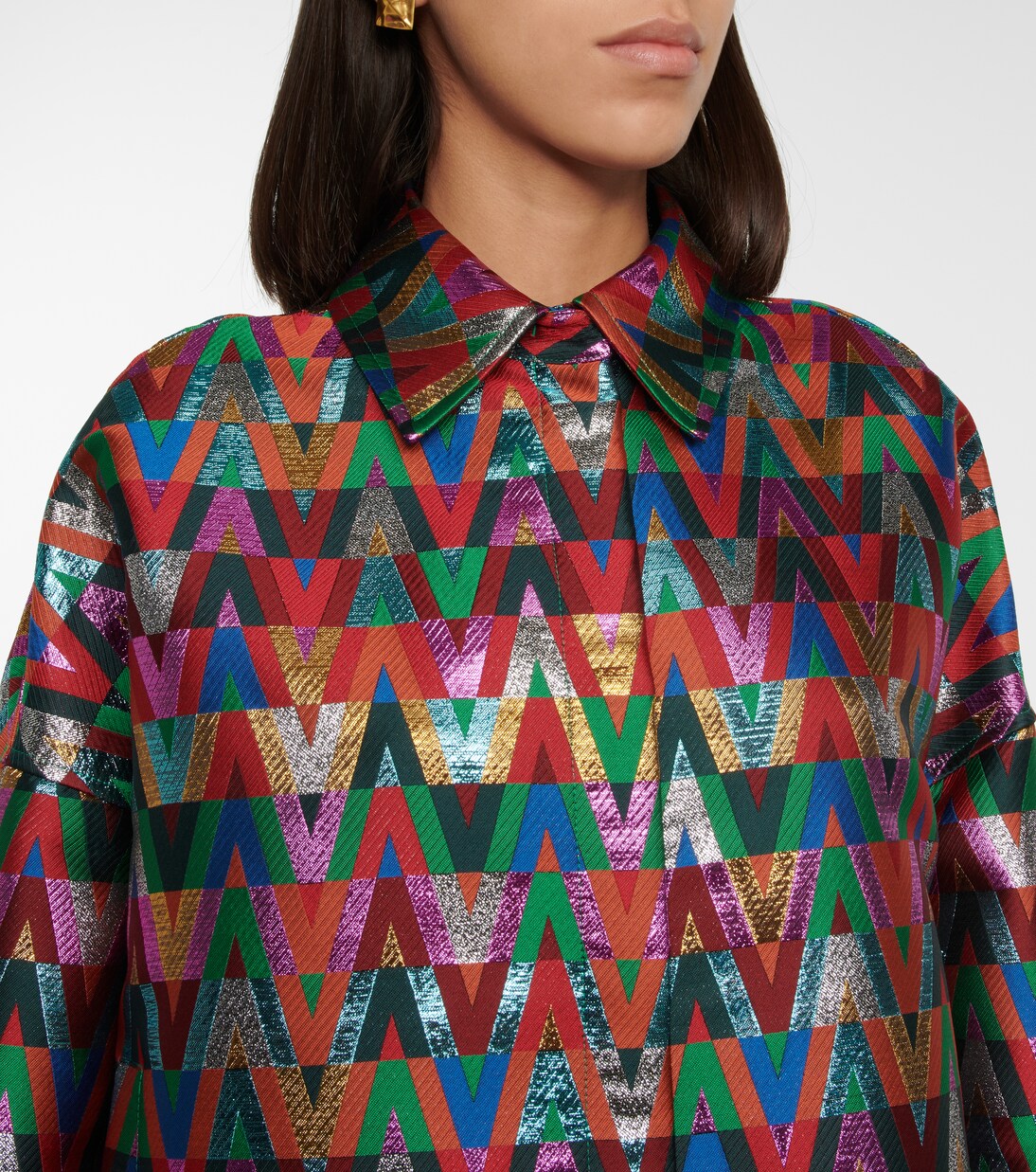 Jacke aus Jacquard-Strick | Valentino