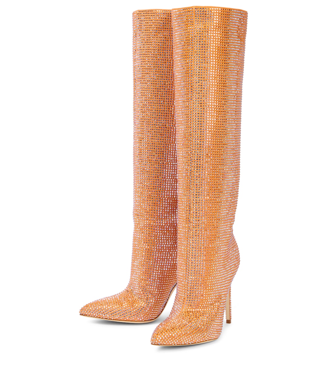 Embellished suede knee-high boots | Paris Texas